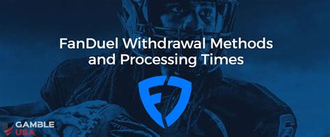 fastest withdrawal method fanduel